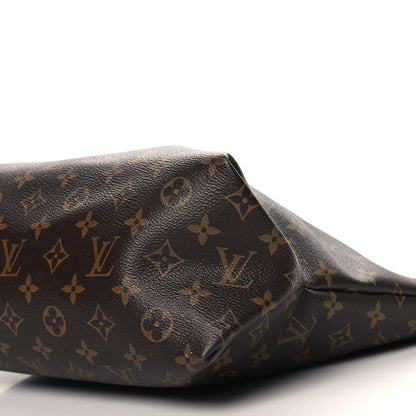 Louis Vuitton Monogram Flower Zipped Tote MM Black 11 of 11