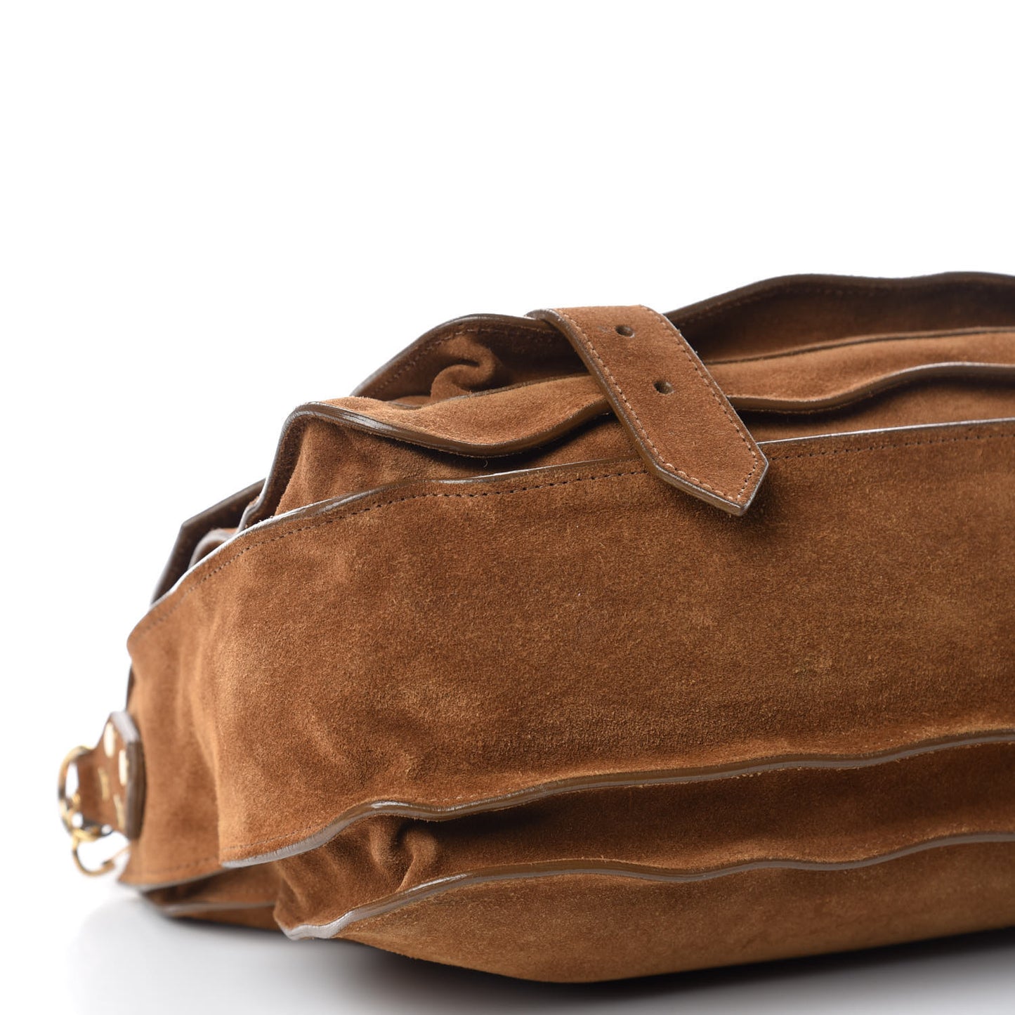 Suede Medium PS1 Satchel Tobacco