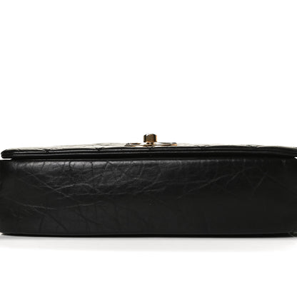 Chanel Aged Calfskin Quilted Medium Pondichery Flap Black 20 of 29