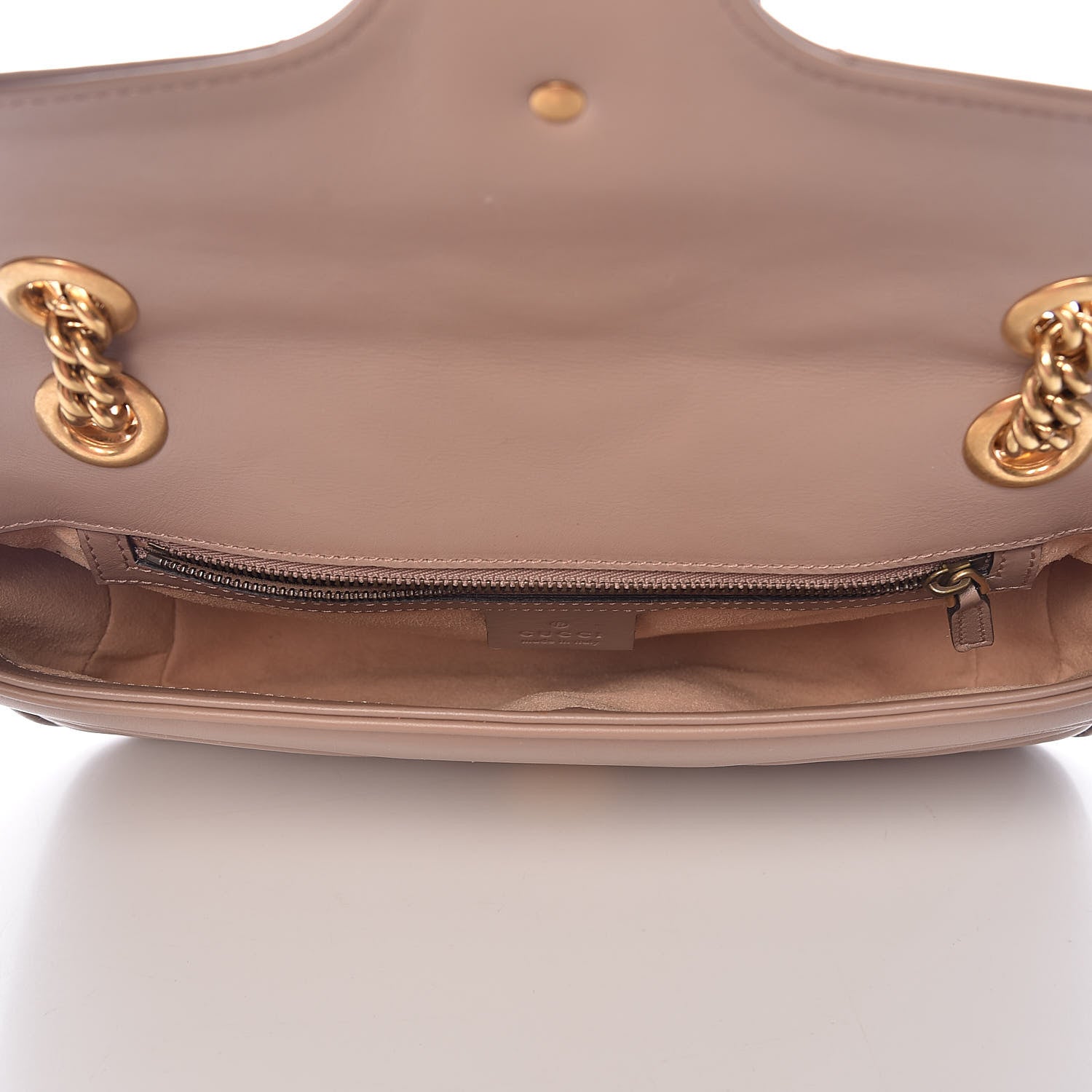 Gucci Calfskin Matelasse Small GG Marmont Shoulder Bag Porcelain Rose 5 of 12