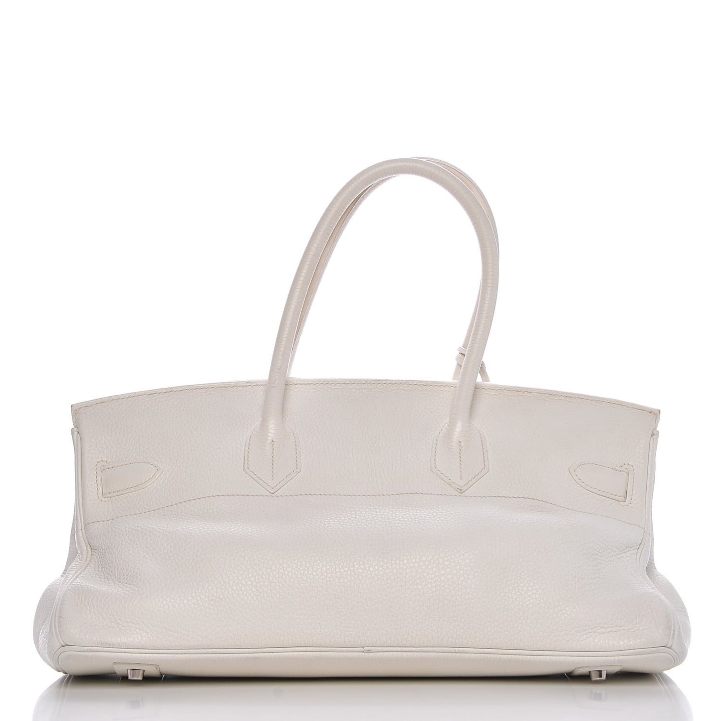Taurillon Clemence JPG Birkin 42 White