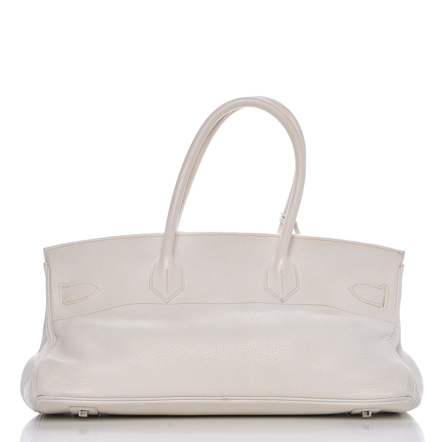 Hermes Taurillon Clemence JPG Birkin 42 White 7 of 33