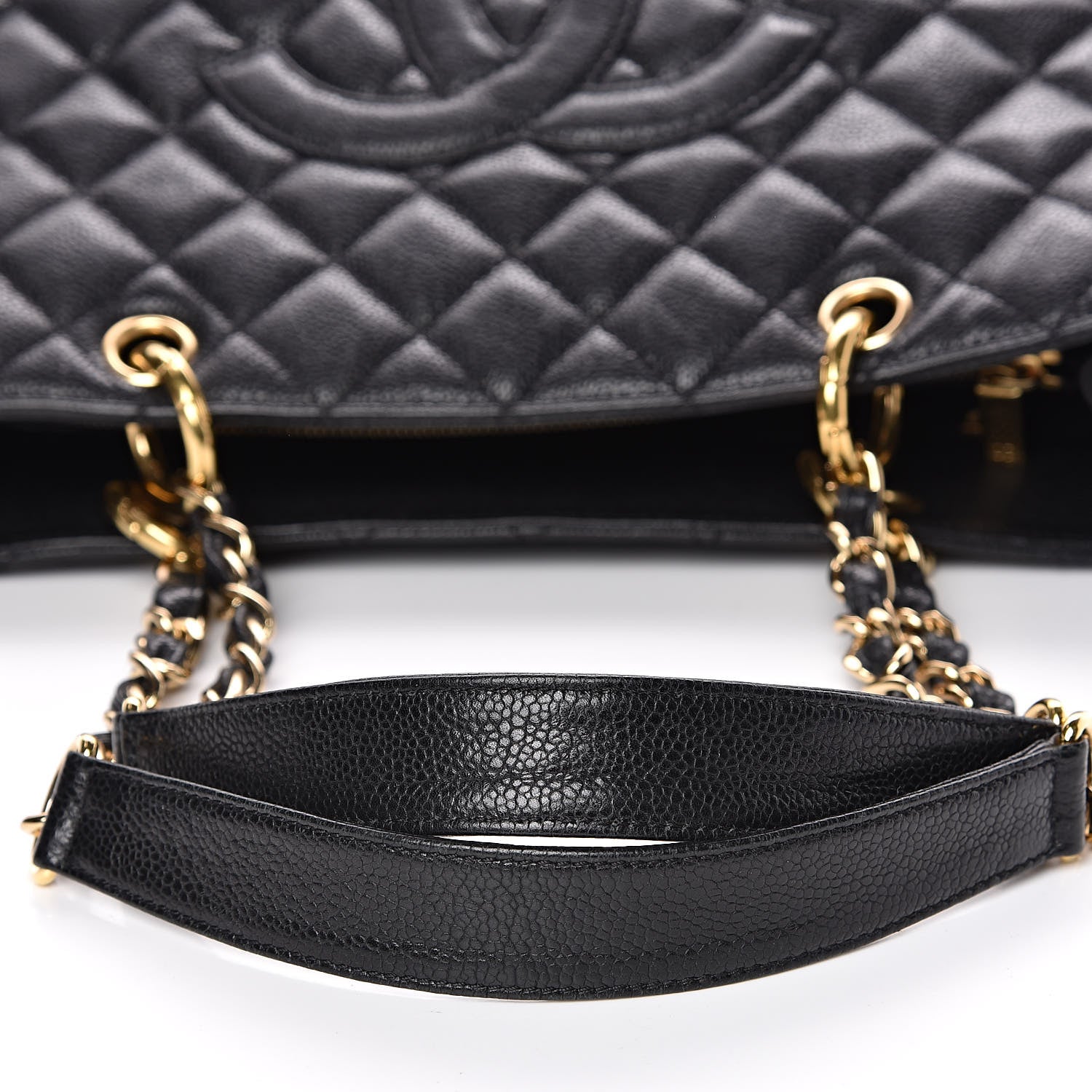 Chanel Caviar Quilted Grand Shopping Tote GST Black 7 of 11