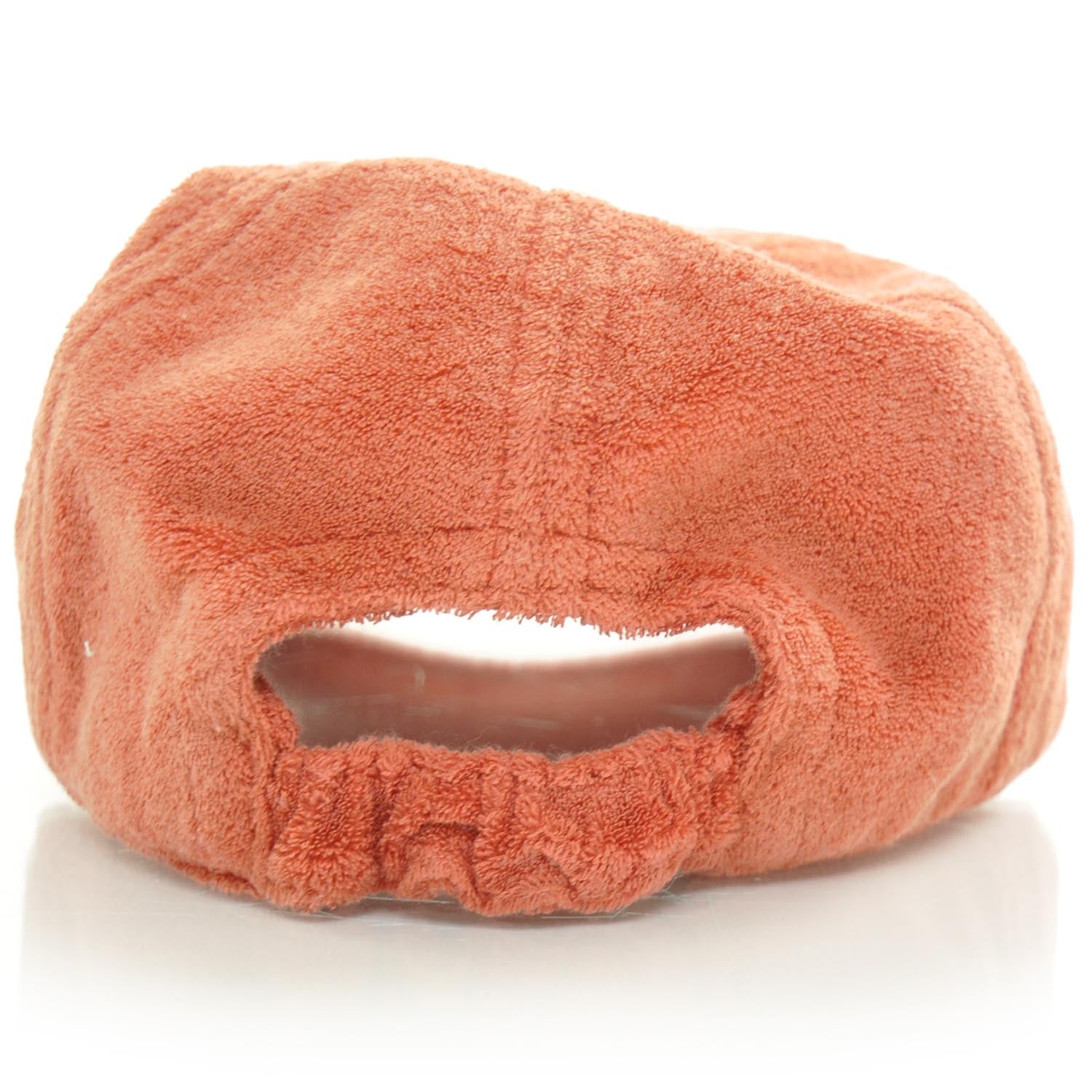 Chanel Terry Cotton Huge CC Logo Hat Cap M Orange 12P 4 of 7