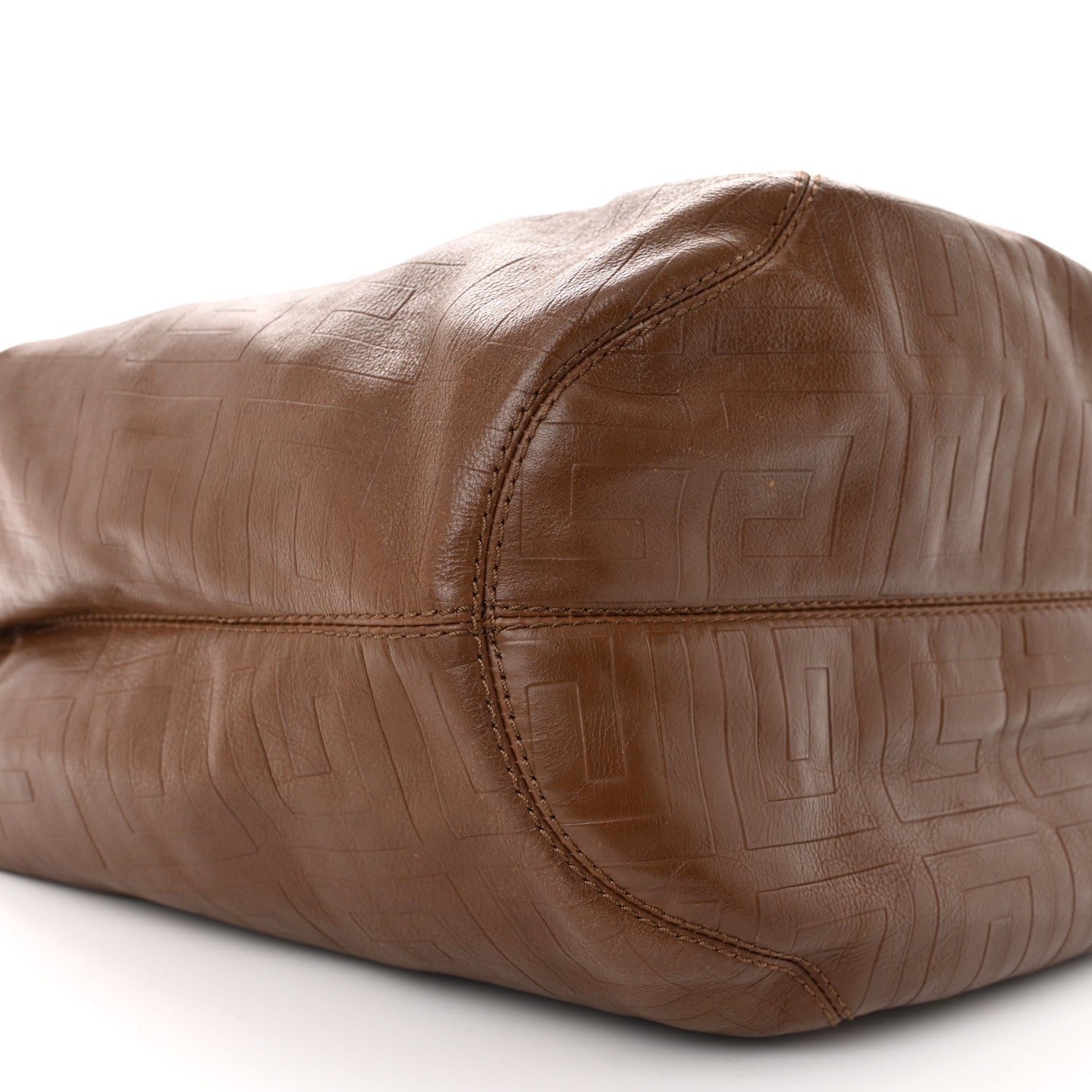 Givenchy Calfskin Embossed Hobo Brown 9 of 15