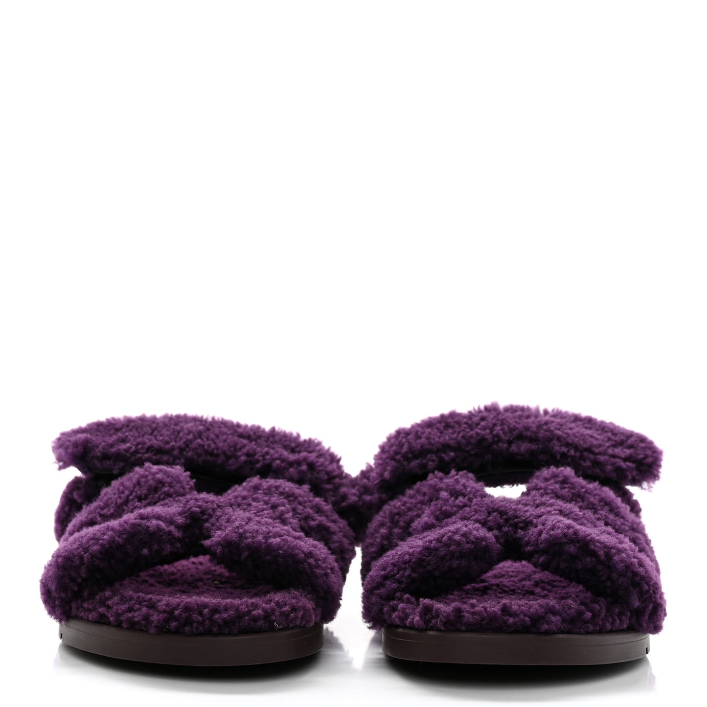 Woolskin Womens Chypre Sandals 38.5 Violet Fonce