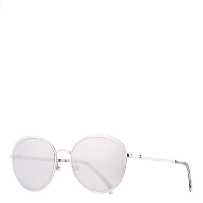Chanel Round Spring Sunglasses 4206 Silver 1 of 10
