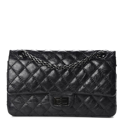 Chanel Aged Calfskin Quilted 2.55 Reissue 225 Flap So Black 1 of 10