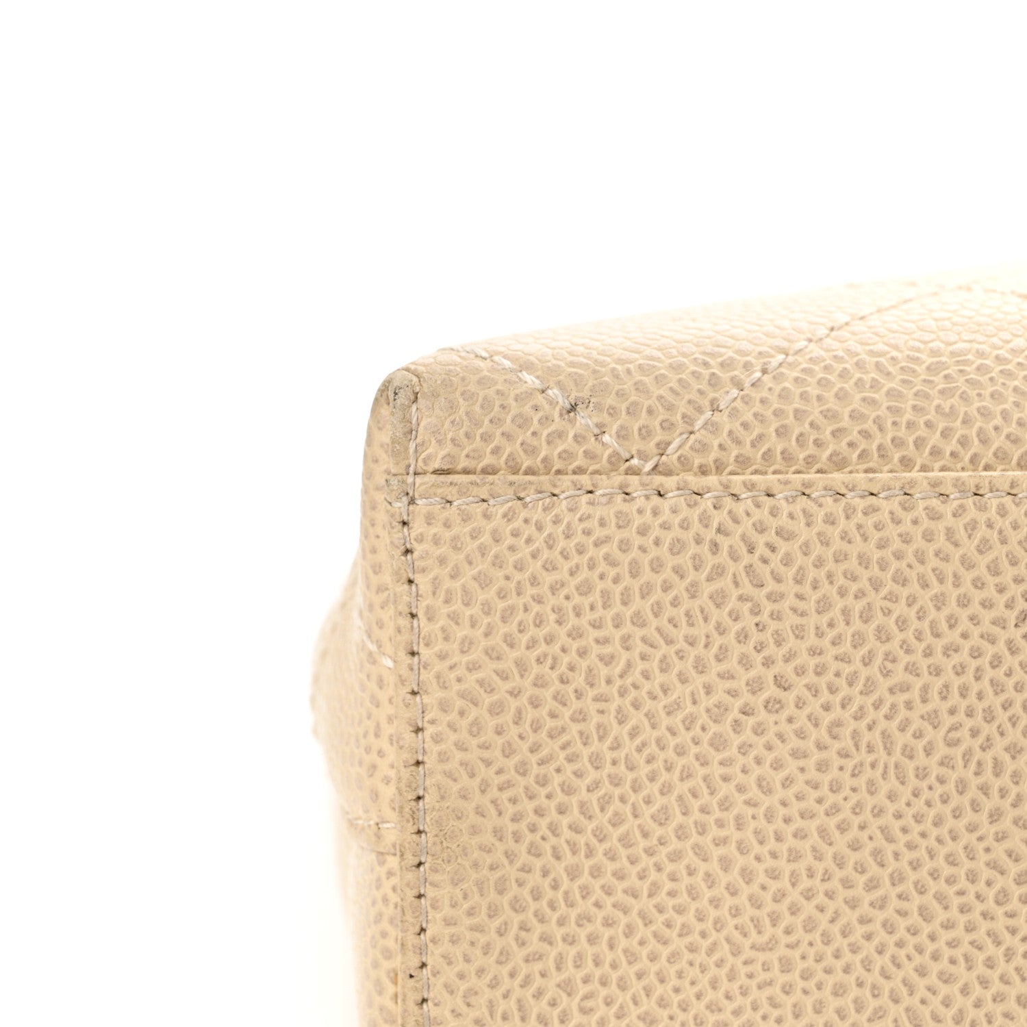Chanel Caviar Quilted Bekko Shopper Tote Beige 16 of 17