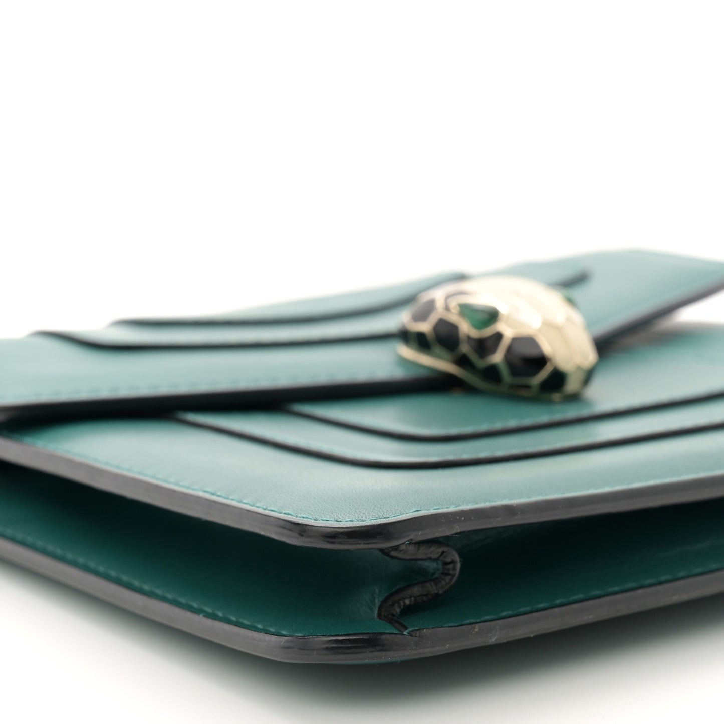 Calfskin Serpenti Forever Crossbody Bag Emerald Green
