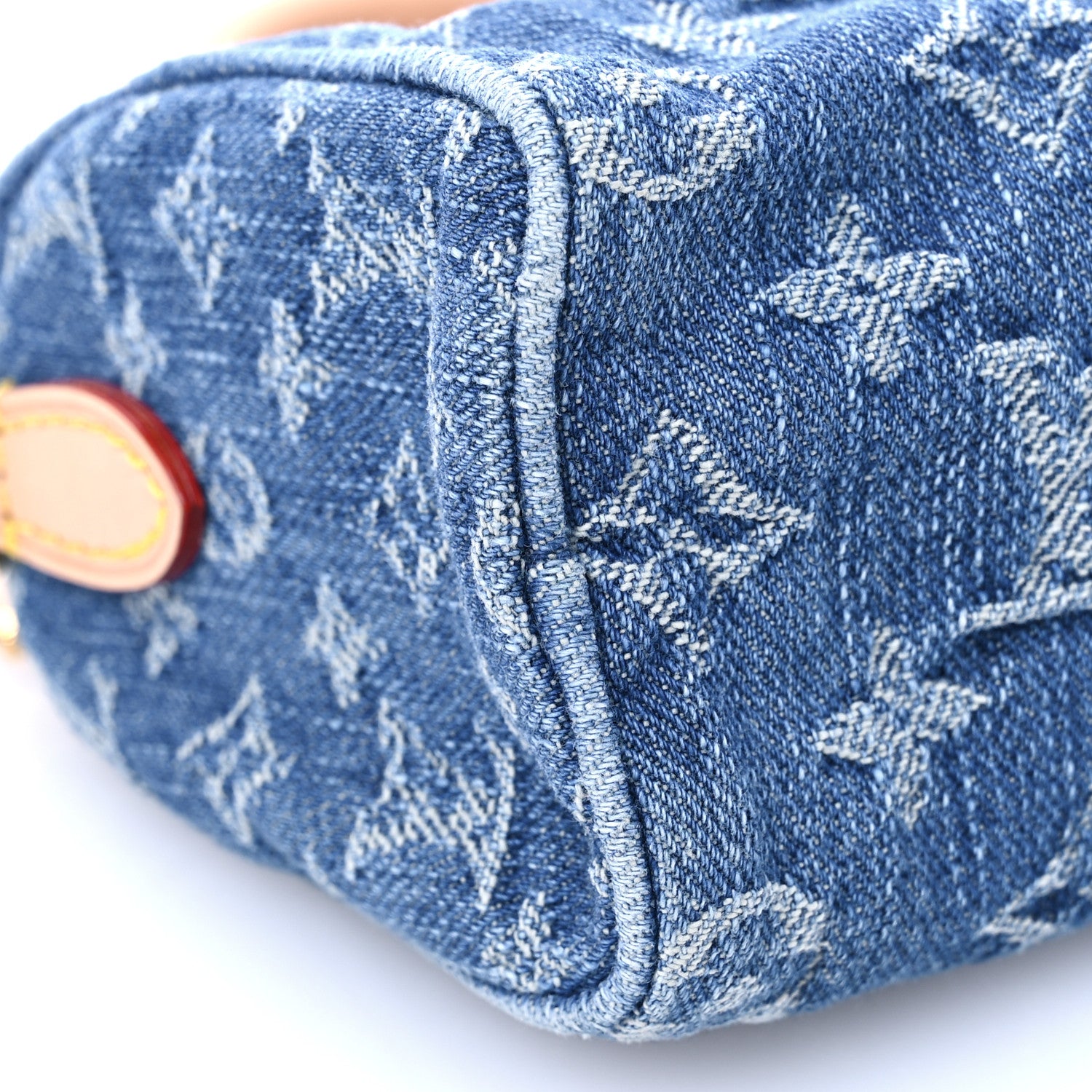 Louis Vuitton Monogram Denim Nano Speedy Blue 8 of 9