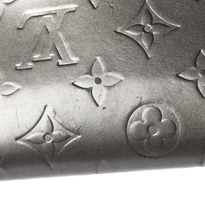 Louis Vuitton Mat Monogram Sarah Wallet Gris 9 of 12