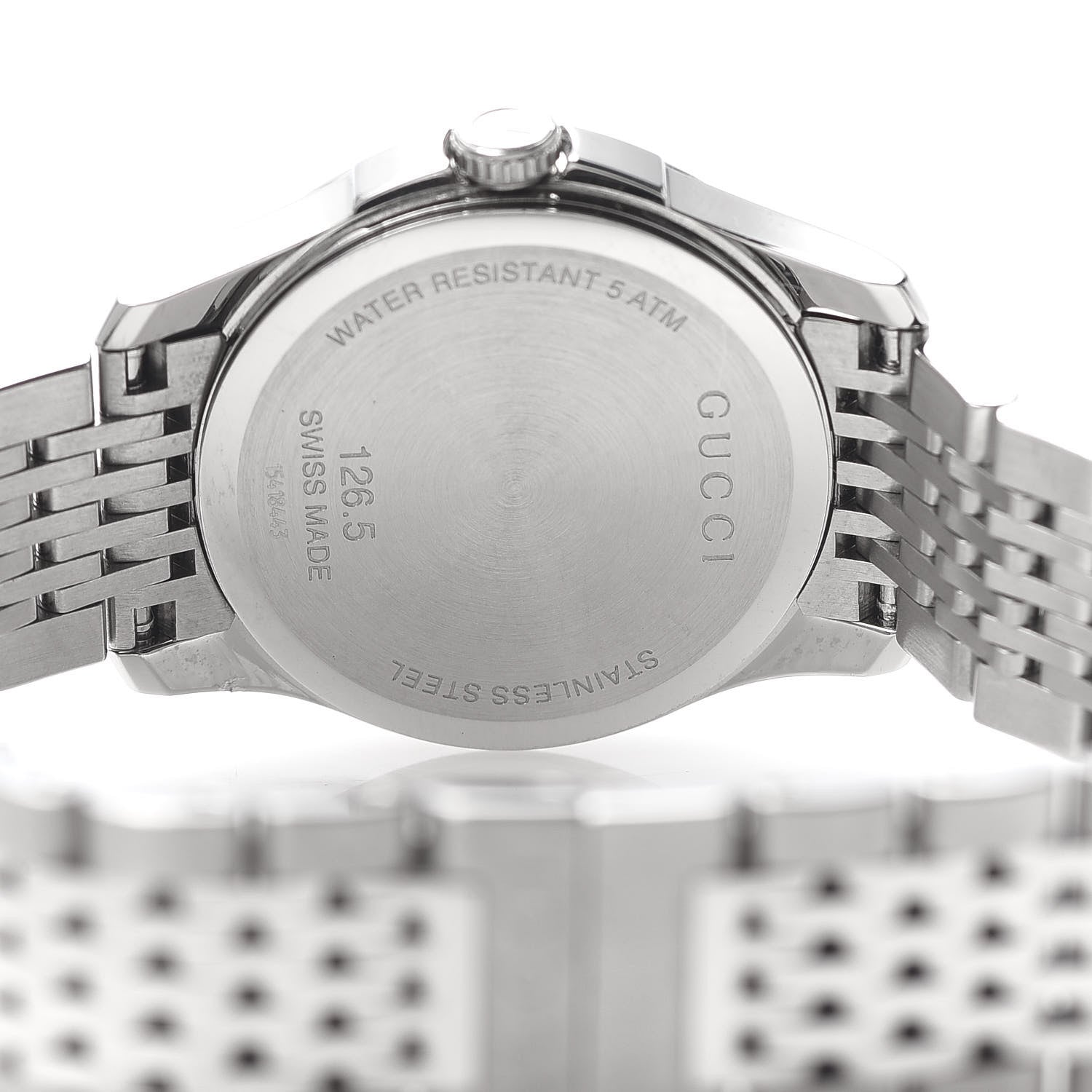 Gucci Stainless Steel Pink Mother of Pearl 27mm G-Timeless Quartz Watch 5 of 7
