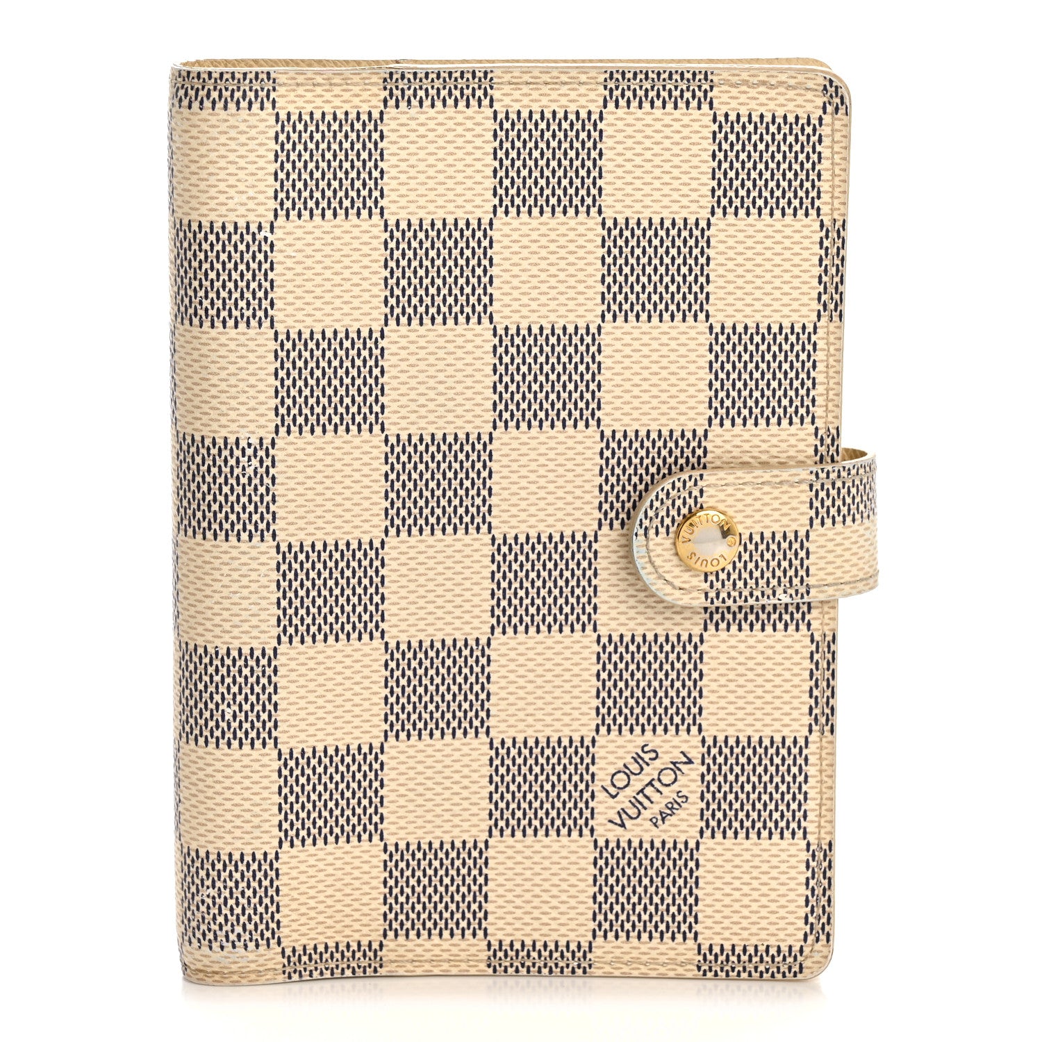 Louis Vuitton Damier Azur Small Ring Agenda Cover 1 of 8