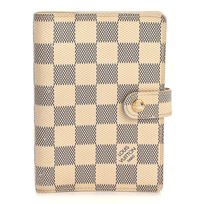 Louis Vuitton Damier Azur Small Ring Agenda Cover 1 of 8