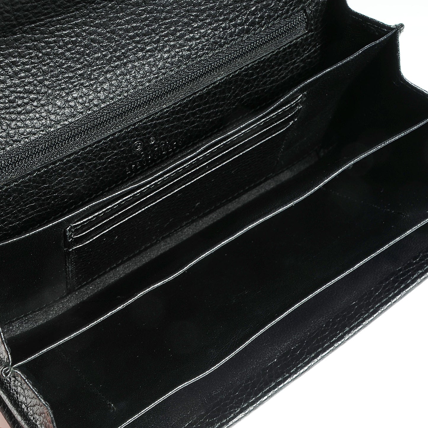 Denim Monogram Continental Wallet Black