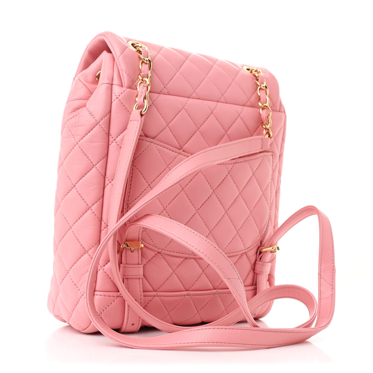 Chanel Lambskin Quilted Small Urban Spirit Backpack Pink 3 of 11