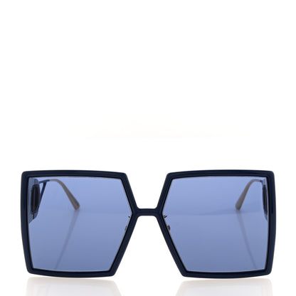 Christian Dior Acetate Square 30 Montaigne Sunglasses Blue 2 of 7
