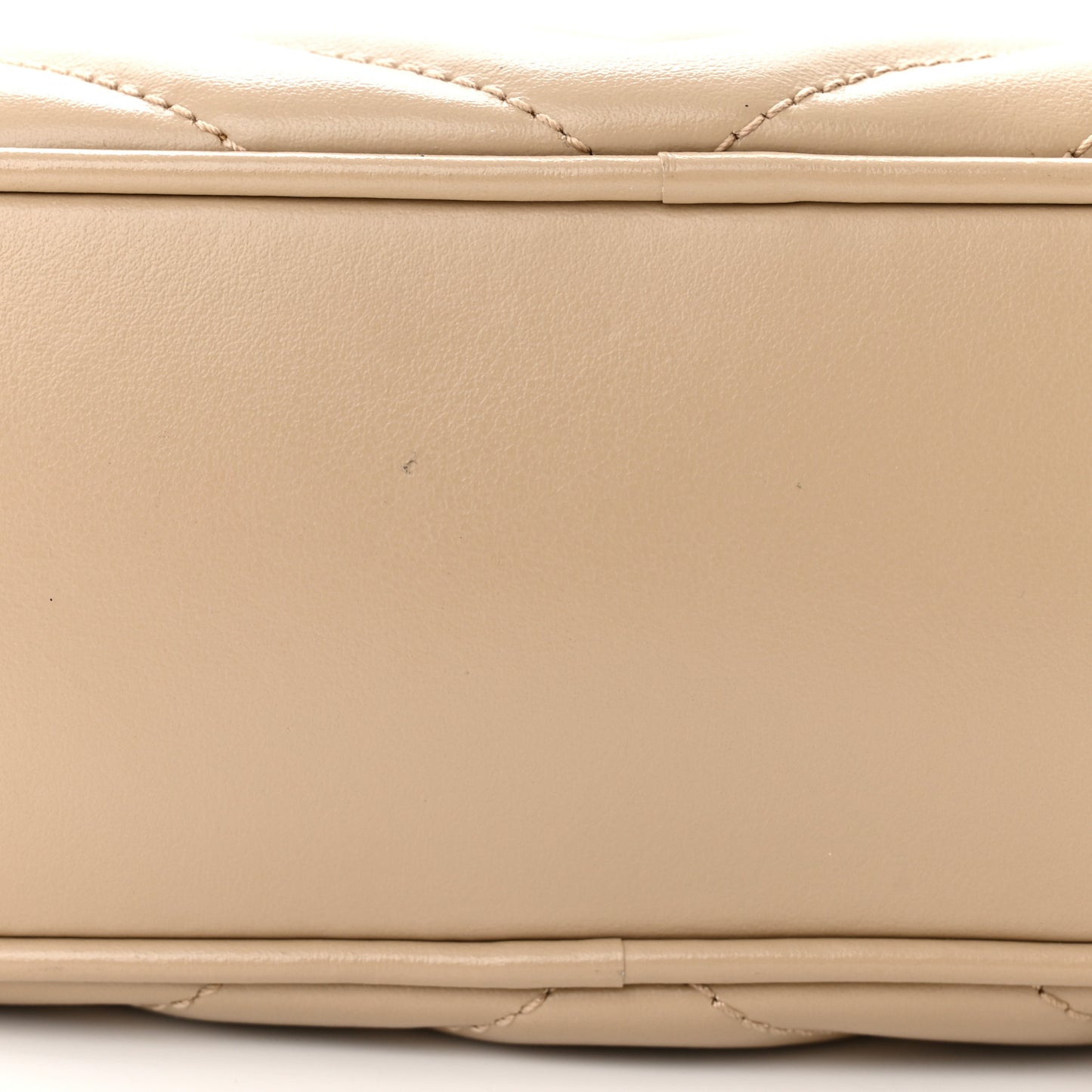 Calfskin Matelasse Monogram Lou Camera Bag Dark Latte