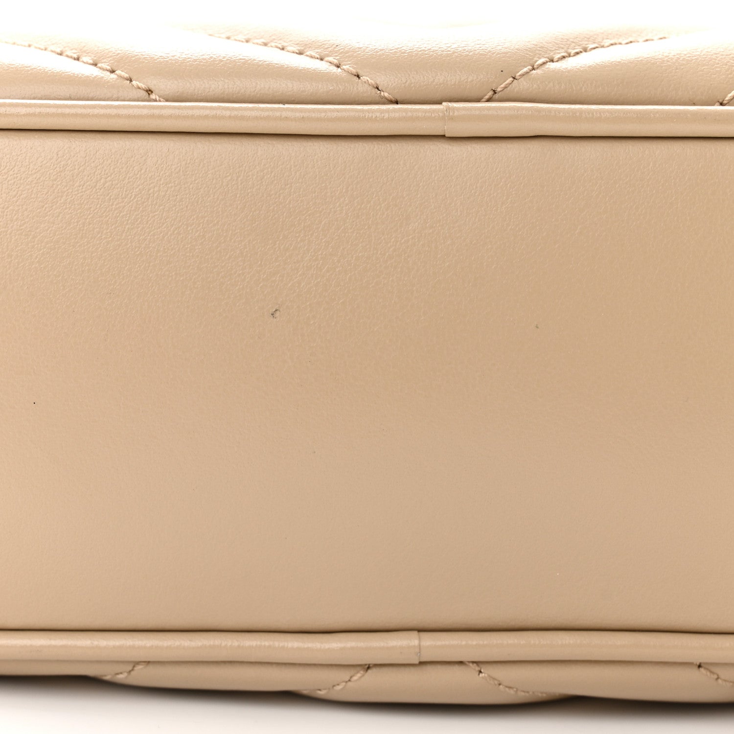 Saint Laurent Calfskin Matelasse Monogram Lou Camera Bag Dark Latte 11 of 14