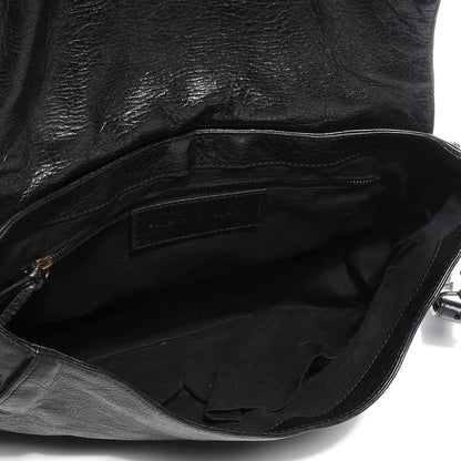 Balenciaga Agneau Classic Hardware Neo Folk Messenger Black 5 of 11