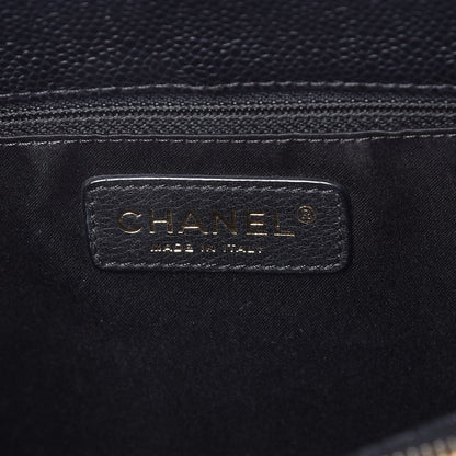 Chanel Caviar Quilted Grand Shopping Tote GST Black 6 of 13