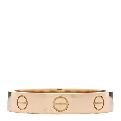 Cartier 18K Yellow Gold 3.5mm LOVE Wedding Band Ring 57 8 6 of 8