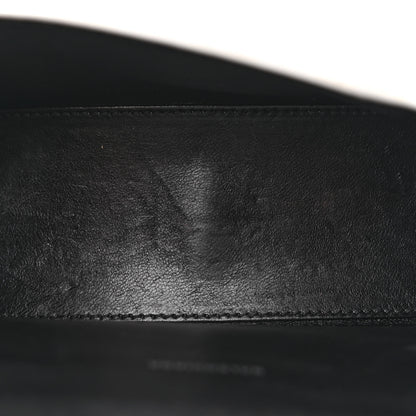 Balenciaga Metallic Calfskin Crocodile Embossed Hourglass Top Handle Bag XS Silver 5 of 15