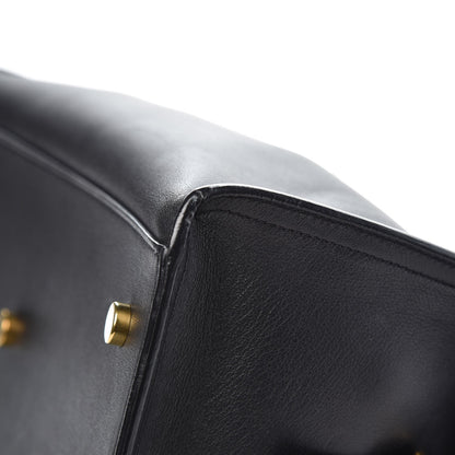 Saint Laurent Smooth Calfskin Small Monogram Cabas Black 12 of 12