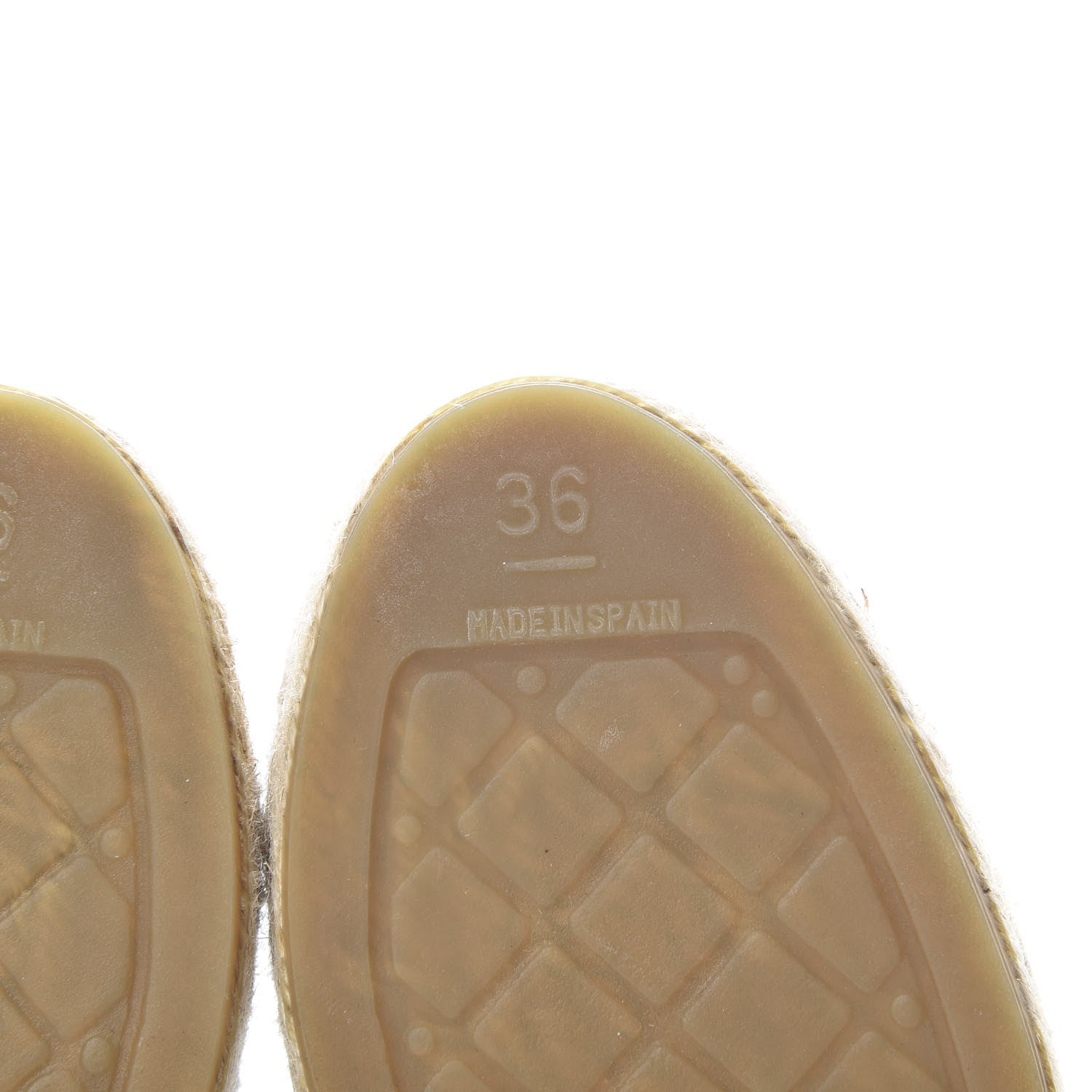 Chanel Lambskin Grosgrain Printed Espadrilles 36 Multicolor Black 6 of 10