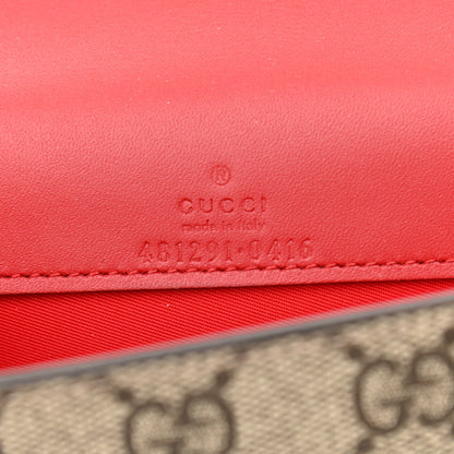 Gucci GG Supreme Monogram Mini Cherry Chain Bag 6 of 9