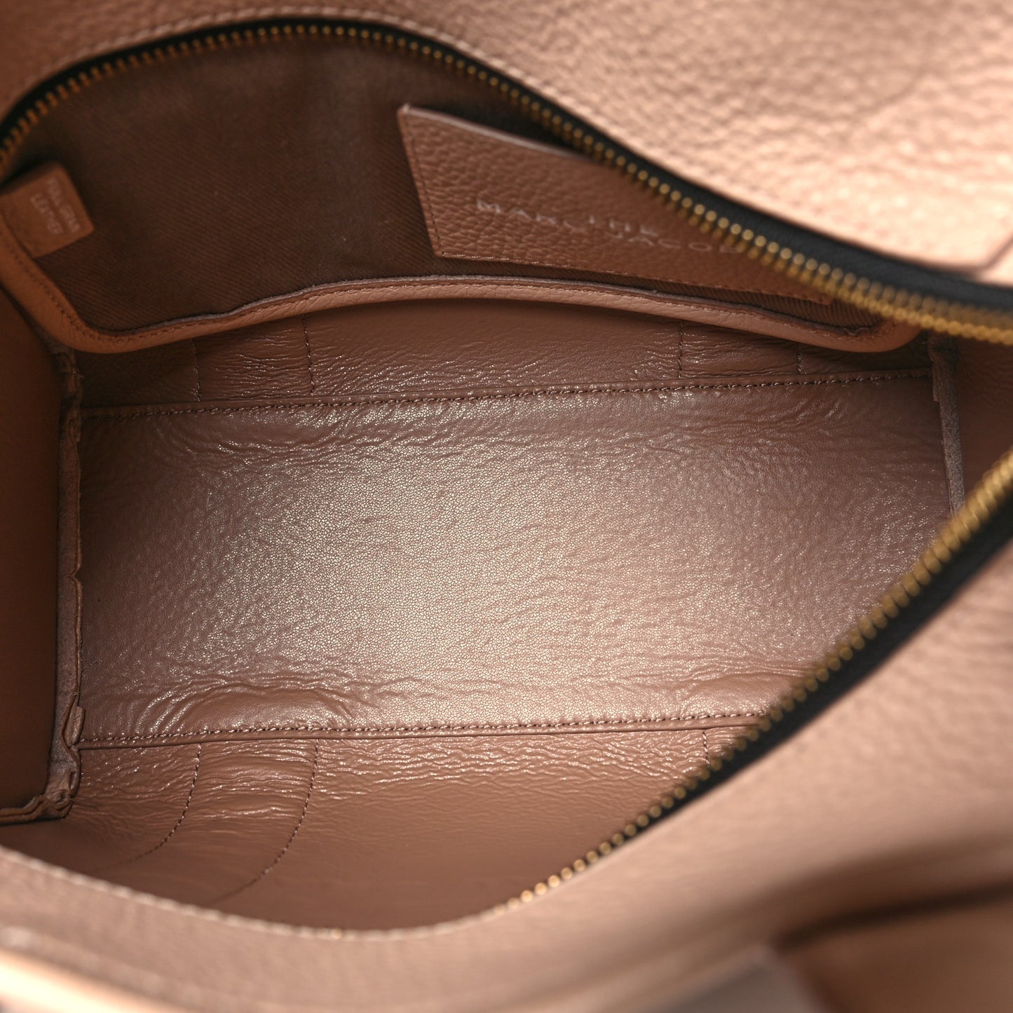 Grained Calfskin Small The Tote Bag Rose Dust