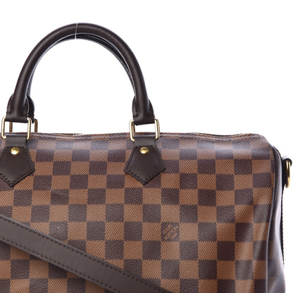 Louis Vuitton Damier Ebene Speedy Bandouliere 35 12 of 12