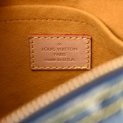 Louis Vuitton Monogram Denim Baggy PM Blue 6 of 10