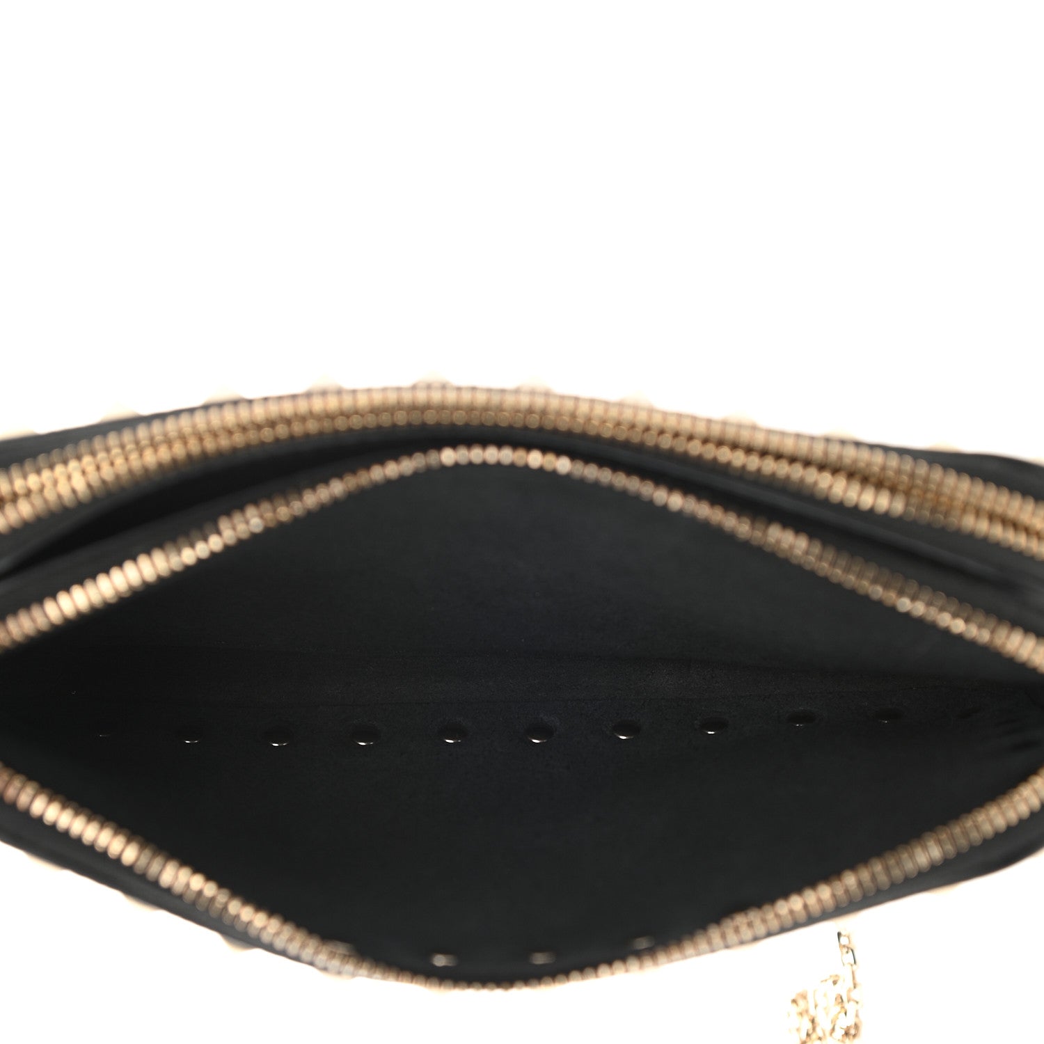 Valentino Garavani Pebbled Calfskin Rockstud Double Zip Camera Crossbody Bag Black 6 of 11
