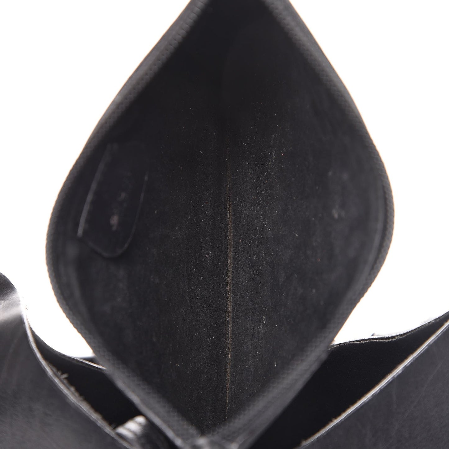 Calfskin Bamboo Handle Shoulder Bag Black