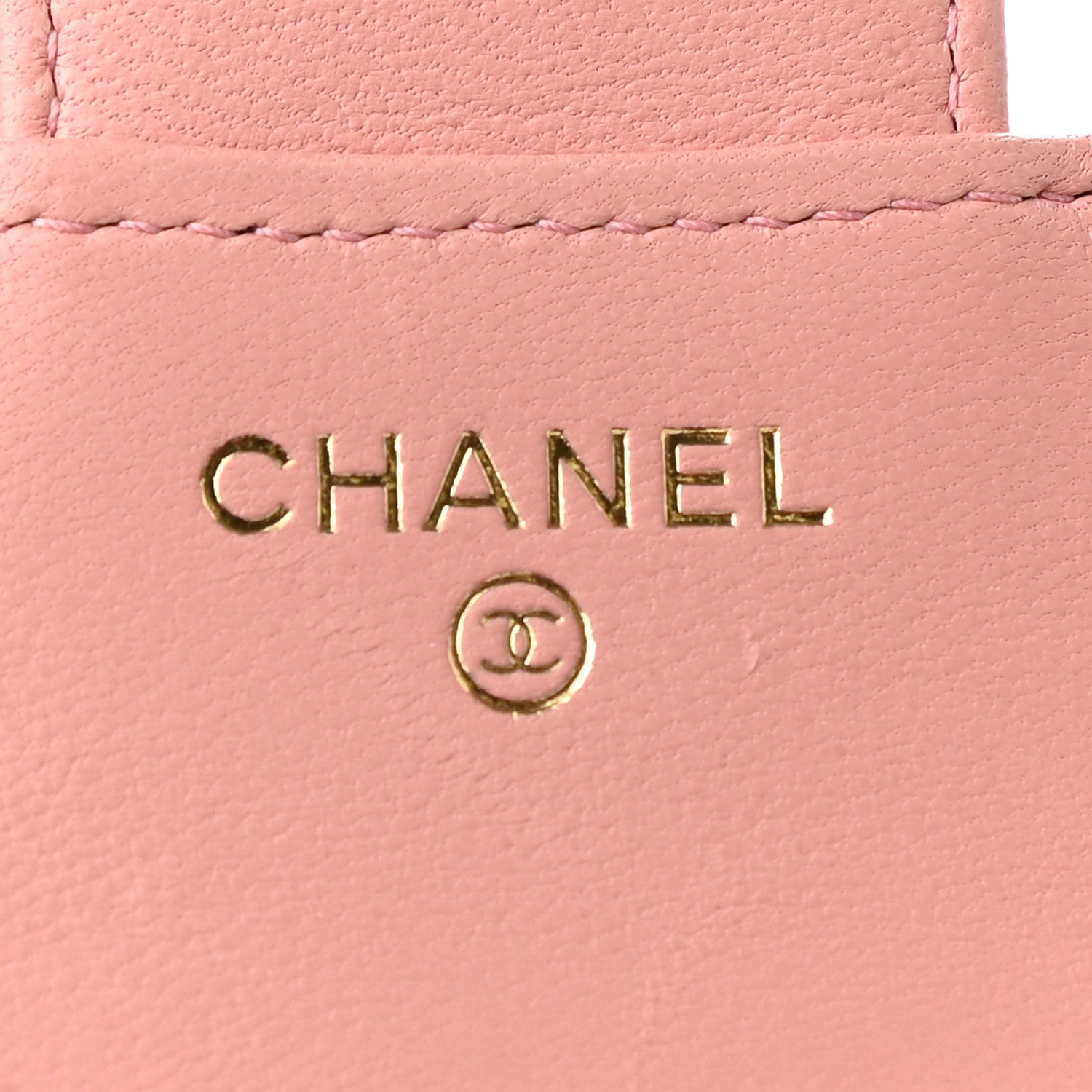 Chanel Lambskin Quilted Small Compact Wallet Pink 6 of 9