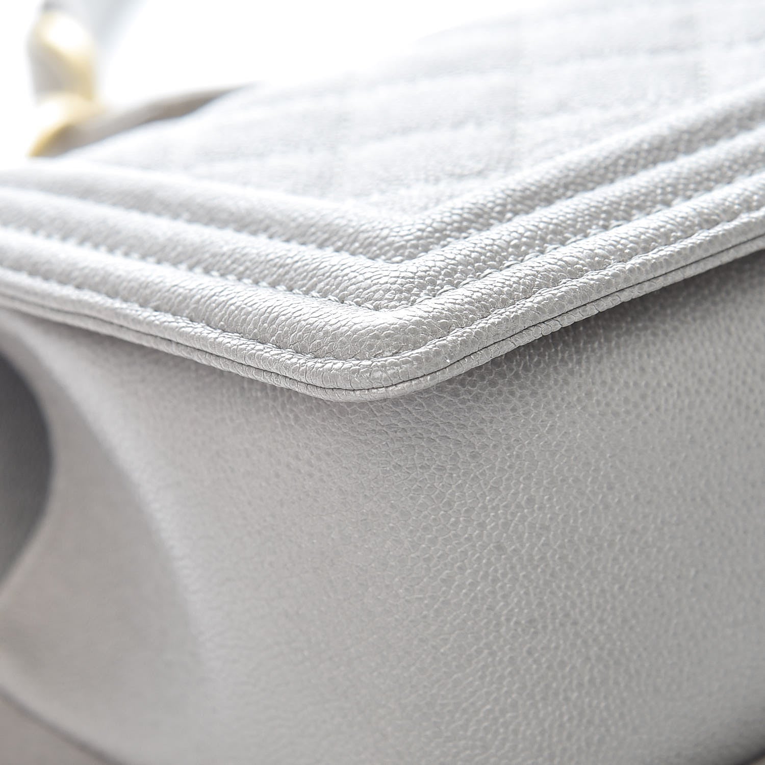Chanel Caviar Quilted Small Boy Flap Grey 11 of 13