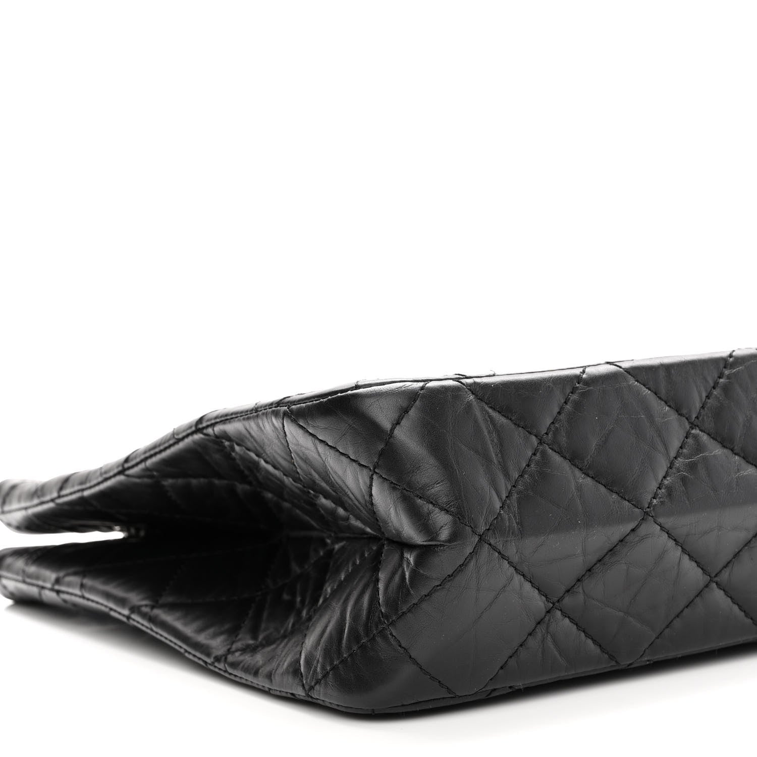 Chanel Aged Calfskin Reissue 2.55 Tote Black 8 of 9