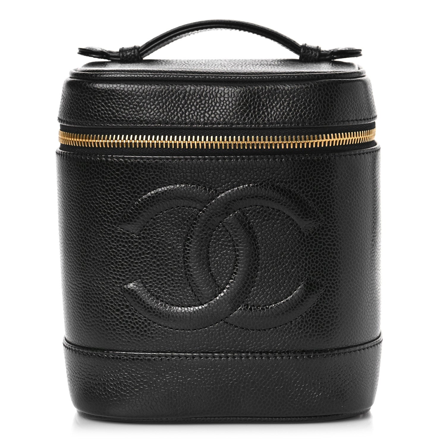 Chanel Caviar Vanity Cosmetic Case Black 1 of 9