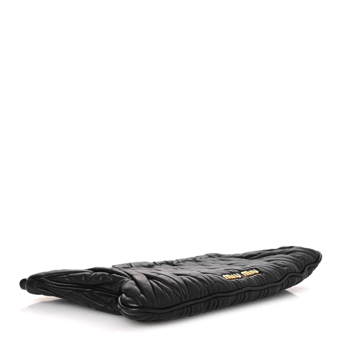 Nappa Matelasse Clutch Black