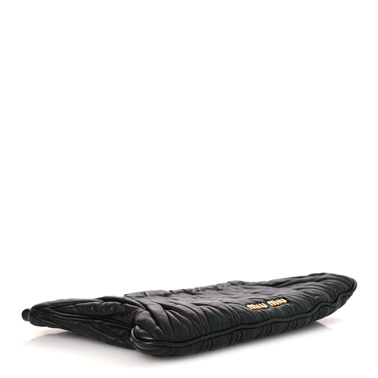 Miu Miu Nappa Matelasse Clutch Black 4 of 8