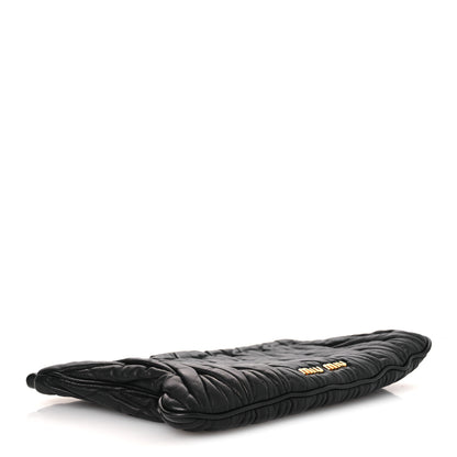 Miu Miu Nappa Matelasse Clutch Black 4 of 8