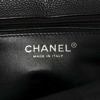 Chanel Caviar Quilted Jumbo Single Flap Black 6 of 11