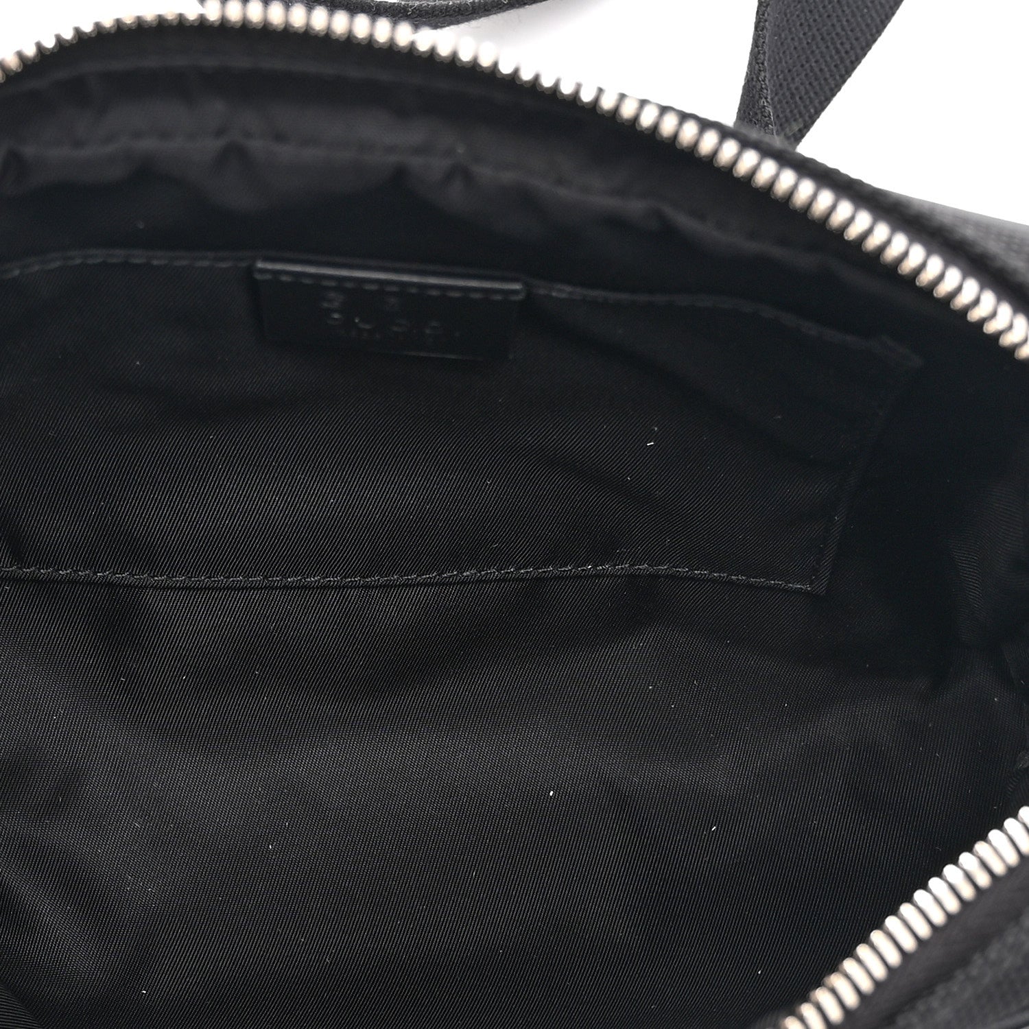 Gucci Canvas Web Slim Belt Bag Black 5 of 11
