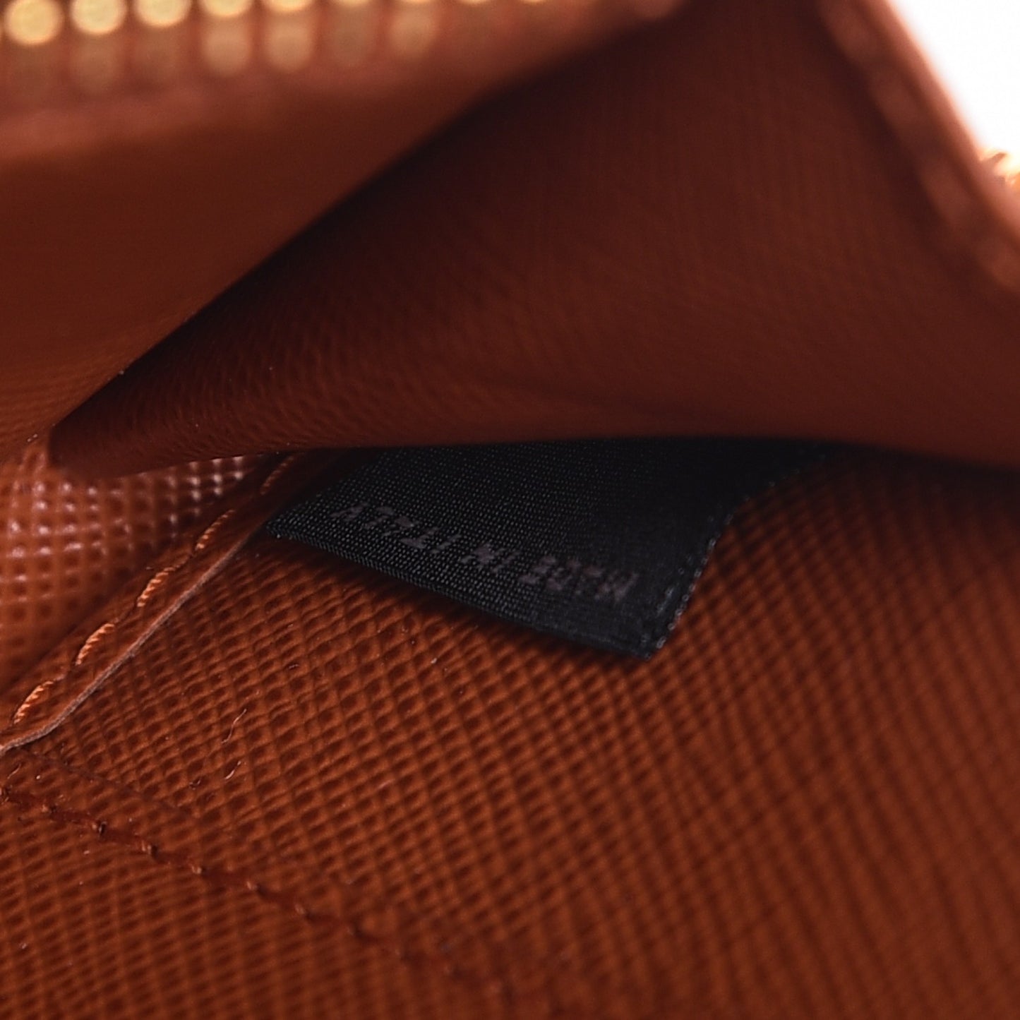 Saffiano Zip Around Wallet Papaya