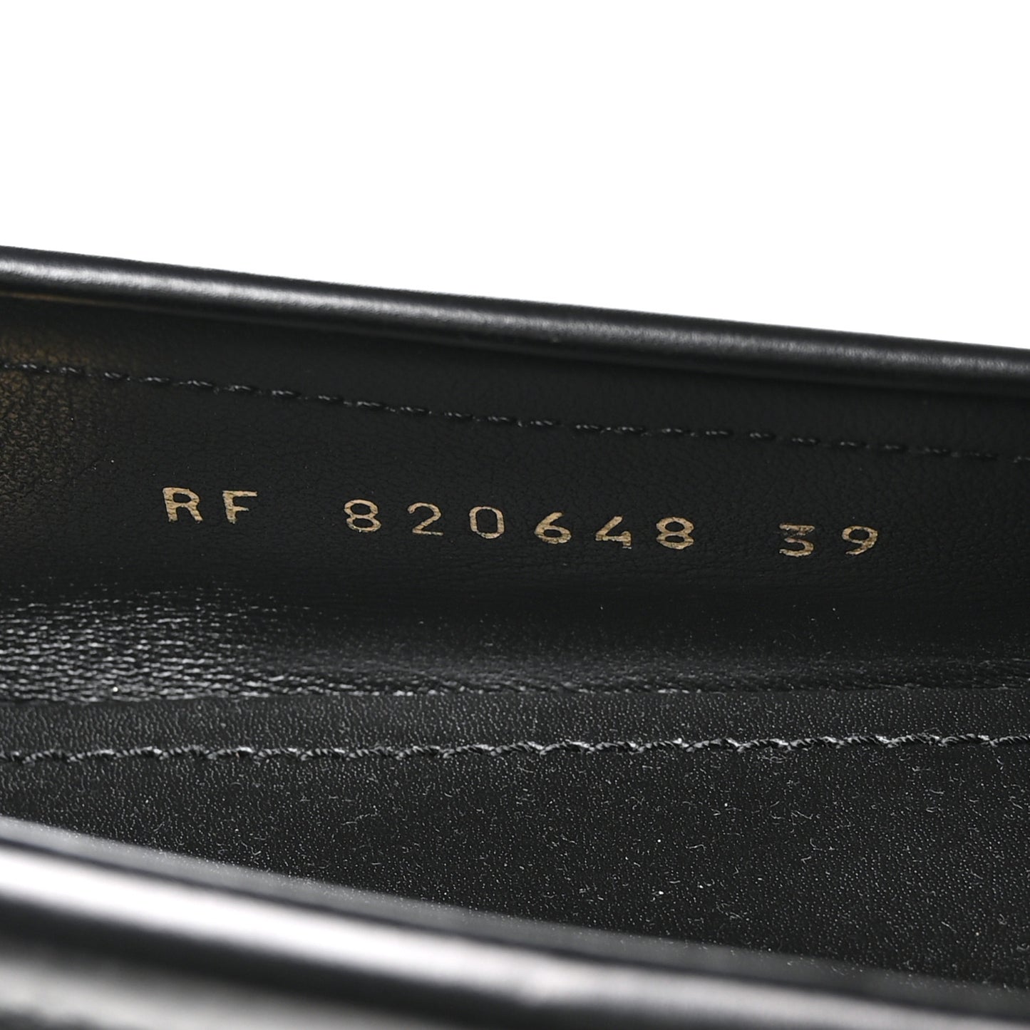 Calfskin Penny Loafers 39 Black