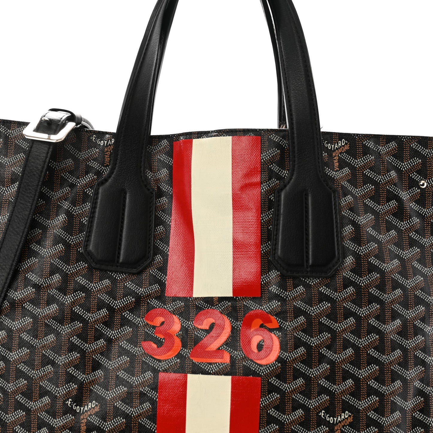 Goyardine Voltaire Tote Black