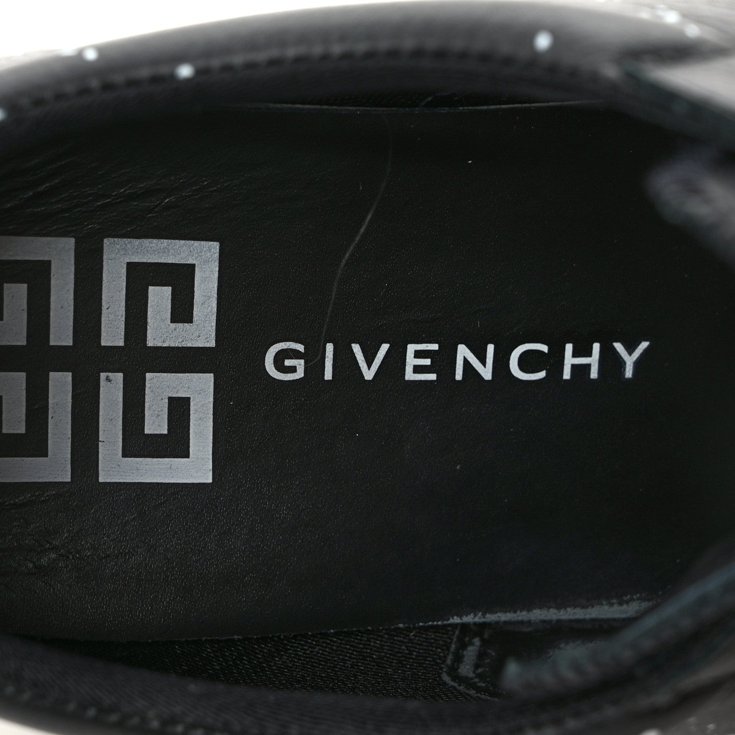 Givenchy Calfskin Mens Set 3 Logo Tennis Sneakers 41 Black White 8 of 12