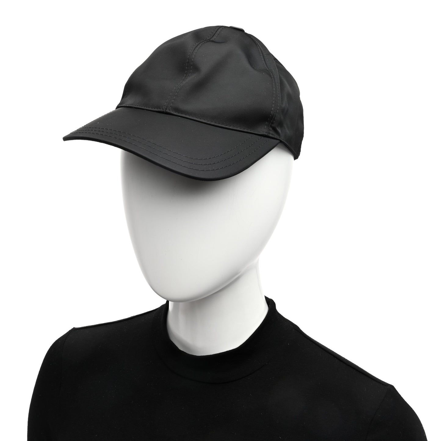 Re-Nylon Womens Baseball Cap S Black
